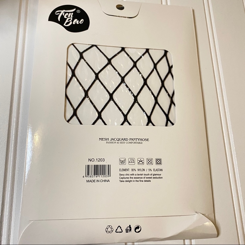 Black fishnet tights - Picture 4 of 4